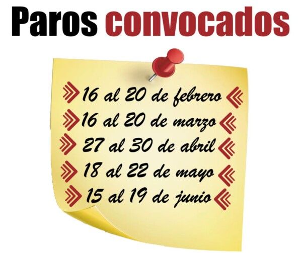 PAROS CONVOCADOS