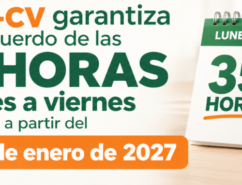 CESM-CV garantiza que el acuerdo de las 35 horas de lunes a viernes se cumplirá a partir del 1 de enero de 2027